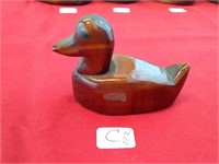 1 Vintage Hand Carved Wooden Duck / Local Maker
