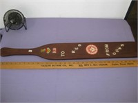 Vintage UT Wooden Kappa Psi Paddle From Chas