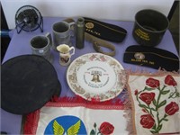 Large Lot of Vintage Military Collectible Items