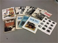 Toy collecting /auction manuals and vintage Iron