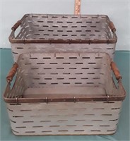 2- metal baskets