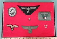 WWII German Nazi Items display