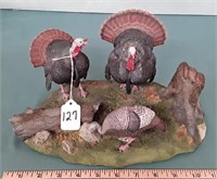 "Full Strut" turkey statue