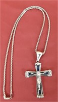 Sterling chain with Crucifix