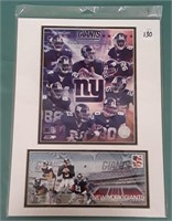 N.Y. Giants Football photos year 2003