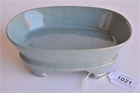 Chinese Ru style oval shaped narcissus bowl,