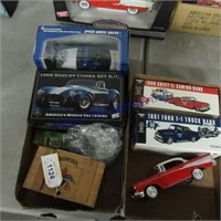 Scale model cars & banks