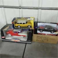 Scale model Chevy Bel Air & Dodge Charger