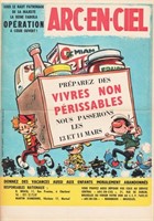Franquin. Affiche Arc-en-ciel 1965