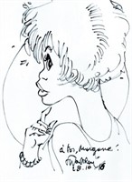 Walthéry. Dessin original dédicacé