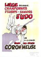 Walthéry. Sérigraphie Judo. 200ex N/S