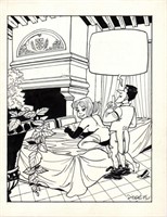 Didgé. Illustration originale coquine