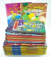 Les Simpson. Lot de 19 volumes dont 10 en Eo