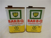 LOT OF 2 BP BAR-B-Q LIGHTER FLUID 32 OZ. CANS