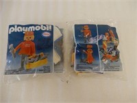LOT OF 2 ESSO PLAYMOBIL SERVICE STATION FIGURES