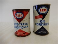 LOT OF 2 ESSO CAR CLEANER PRODUCT CANS