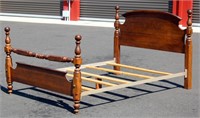 Very Solid Wood Bed & Frame Queen Size