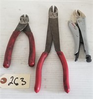 Snap-On Wire Cutters & Locking Pliers