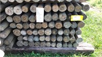 3.5 x 7' Red Pine Posts (66/Bundle)