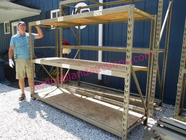 gorilla rack metal rack (6ft t x 8.5ft w x 30d)