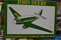 John Deere DC-3 Company Airplane Bank