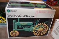 The model A tractor John Deere 1/16 scale