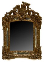 FRENCH REGENCE CARVED WALL MIRROR