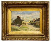 PETER GHENT (1856-1911) FRAMED OIL PAINTING