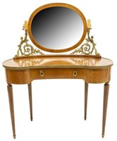 CONTINENTAL LOUIS XVI STYLE DRESSING TABLE MIRROR