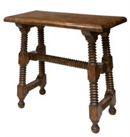 SPANISH BAROQUE STYLE CONSOLE TABLE