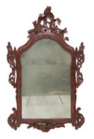 LARGE LOUIS XV STYLE WALL MIRROR