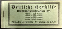 Germany Scarce Booklet Pane Unexploded.