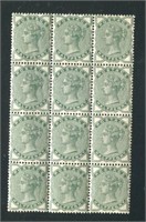 Great Britain #78 Mint NH Block of 12.