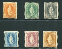 Switzerland Mint. #82-84, #86-88. O.G.