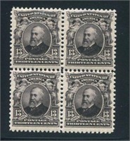 United States #308 Mint Block of Four.