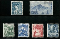 Japan #'s 431-436 Mint NH.