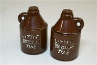 Little brown jug salt & pepper