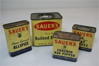 Sauer's spice tins
