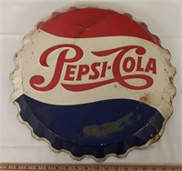 1965 Pepsi-Cola Sign - 19"