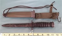 Case U.S. M4 Military knife w/ sheath