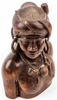 Mid Century Tribal- Wood Carved Sculpture