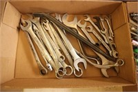 Flat of several craftsman wrenches