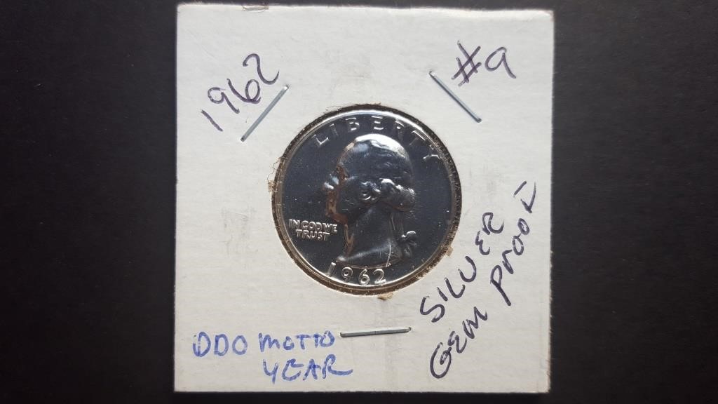 August's Coin Auction NO RESERVE $5 Total Shipping