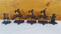 Cast Metal Christmas Stocking Hangers