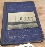ORIGINAL 1912 "SINKING OF THE TITANIC" HARDBACK