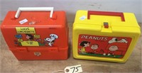 "PEANUTS" & "LUCY'S LUNCHENETTE" LUNCHBOXES