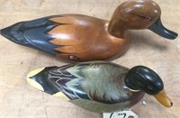 WOODEN DUCK DECOYS