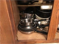 Contents of Four Lower Kitchen Cabinets