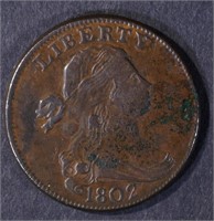 1802 DRAPED BUST LARGE CENT XF