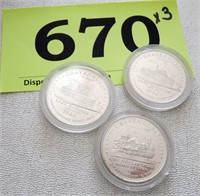 Gravenhurst 1980 Coins x3